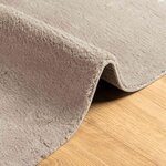 vidaXL Tapis doux à poils moyens et lavable HUARTE Sable 80 x 500 cm