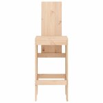 vidaXL Tabourets de bar lot de 2 40x42x120 cm bois massif de pin