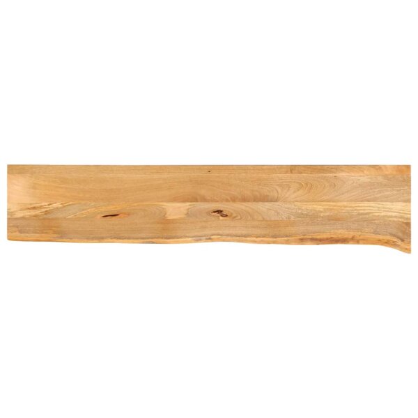 vidaXL Dessus de table à bord vivant 140x20x3 8cm bois massif manguier