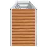 vidaXL Jardinière surélevée 485 x 50 x 68 cm Acier galvanisé