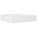 vidaXL Jardinière blanc 100x100x23 cm bois de pin massif