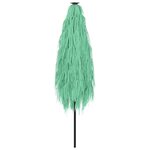 vidaXL Parasol de jardin avec mât en acier vert 300x200x250 cm