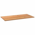 vidaXL Dessus de table marron clair bois chêne massif rectangulaire