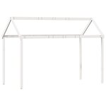 vidaXL Lit haut sans matelas blanc 75x190 cm bois de pin massif