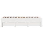 vidaXL Cadre de lit sans matelas avec tiroirs 90x190 cm bois de pin