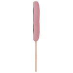 Tête de lit LED vidaXL capitonnée rose 80 cm en velours