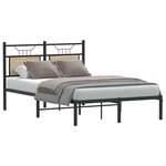 vidaXL Cadre de lit sans matelas chêne sonoma 120x190 cm