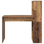 vidaXL Bureau Bois Ancien 113 x 54 x 120 cm Bois d'ingénierie