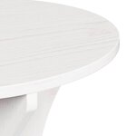 vidaXL Table basse 3 Pièces Blanc