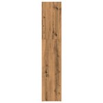 vidaXL Bibliothèque chêne artisanal 80x30x152 cm bois d'ingénierie