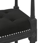 Banc banquette 110 x 40 x 70 cm velours noir 02_0010664