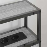 vidaXL Tête de lit de rangement Sonoma gris 75 cm Bois d'ingénierie