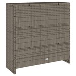 Armoire de rangement vidaXL Grise 100x36x102 cm Rattan