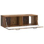 vidaXL Meuble TV mural Bois ancien 98 x 41 x 30 cm Bois d'ingénierie