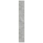 vidaXL Bibliothèque gris béton 60x24x176 cm bois d'ingénierie
