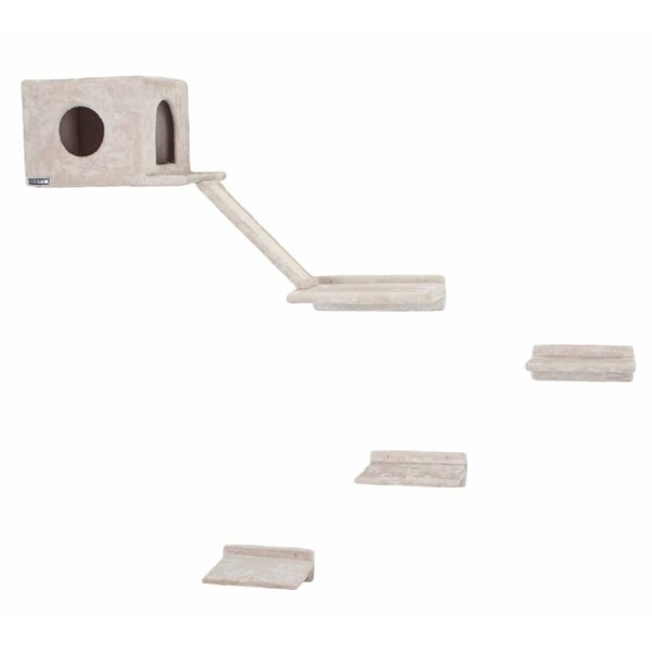 Kerbl Mur d'escalade pour chats Mont Blanc Bois Beige