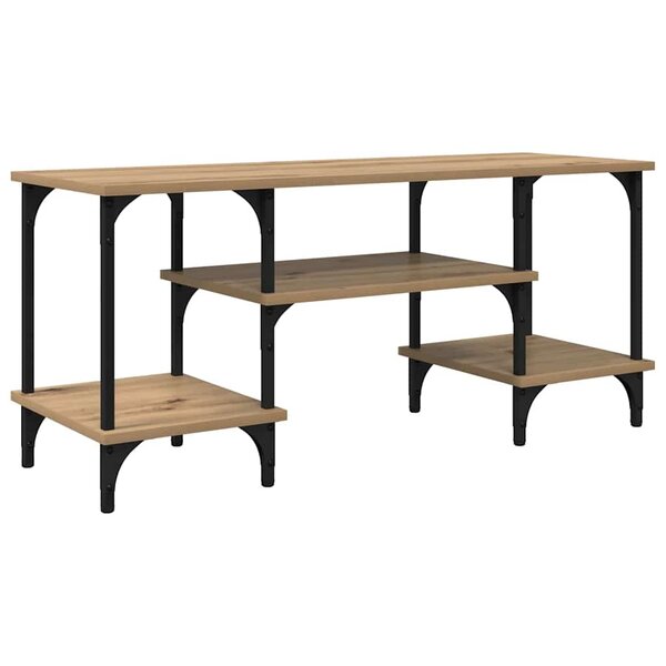 vidaXL Meuble TV Chêne artisanal 102 x 35 x 45 5 cm