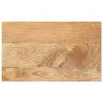 vidaXL Dessus de table 60x40x3 8 cm rectangulaire bois massif manguier