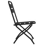 vidaXL Chaise de jardin pliante 2 Pièces Anthracite 55 x 56 5 x 91cm
