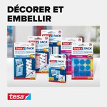 Blister de 36 pastilles Adhésives Tack XL.Double-face Réutilisable Objets légers. TESA