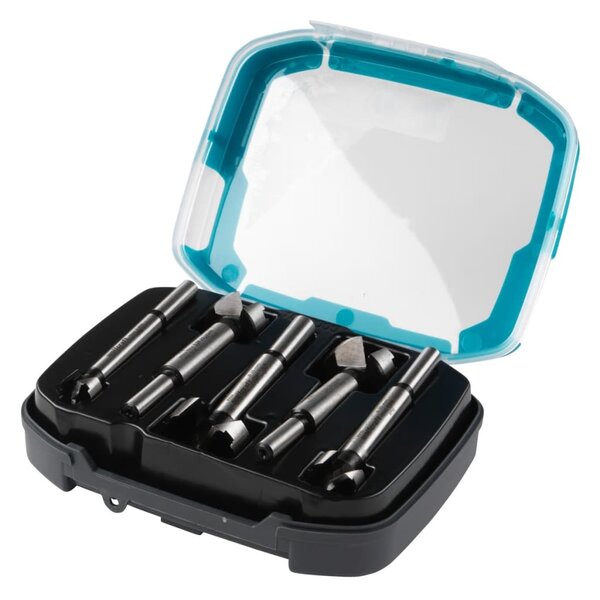 wolfcraft Jeu de mèche à façonner en acier 5 Pièces Forstner 1002000