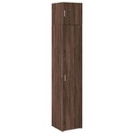vidaXL Armoire de rangement mince chêne marron 40x42 5x225 cm