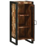 vidaXL Cabinet de salle de bain Marron Bois massif de récupération