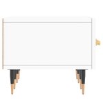vidaXL Meuble TV blanc 150x36x30 cm bois d'ingénierie