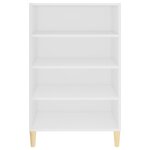 vidaXL Buffet Blanc 57x35x90 cm Bois d’ingénierie