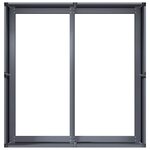 vidaXL Jardinière anthracite 80x80x40 cm acier laminé à froid