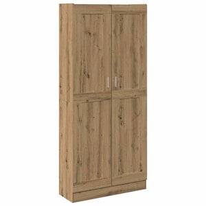 vidaXL Buffet haut chêne artisanal 82 5x30 5x185 cm bois d'ingénierie