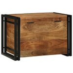 vidaXL Boîte de rangement 60x40x41 cm Bois d'acacia massif