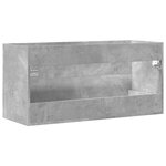 vidaXL Armoire d'évier Gris béton 100x38 5x48 cm Aggloméré