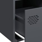 vidaXL Buffet anthracite 68x39x73 5 cm acier laminé à froid