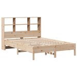 vidaXL Lit bibliothèque sans matelas 160x200 cm bois massif de pin