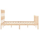 vidaXL Cadre de lit sans matelas 120x200 cm bois de pin massif