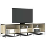 vidaXL Meuble TV chêne sonoma 180x40x46 cm bois d'ingénierie