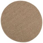 vidaXL Tapis de surface Rond HUARTE Naturel Ø 120 CM Polyester