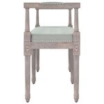 Banc banquette 110 x 40 x 70 cm velours gris clair 02_0010591