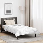 vidaXL Duvet avec Oreiller 2 Pièces Blanc 155 x 220 cm Microfibre