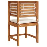 vidaXL Chaise de jardin Marron 50 x 50 x 91cm Bois d'acacia massif