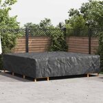 vidaXL Housse pour mobilier d'extérieur Noir 300 x 300 x 70 cm 210D