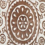 vidaXL Décor artistique 2 pc 40 x 40 x 1 5 cm Bois d’ingénierie