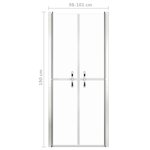 vidaXL Porte de douche ESG transparent 101x190 cm