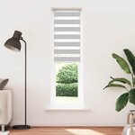 vidaXL Store zèbre gris clair largeur du tissu 60 9 cm polyester