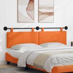 vidaXL Tête de lit suspendue Tissu en velours côtelé