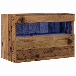 vidaXL Meuble TV mural Bois ancien 60 x 30 x 40 cm Bois d'ingénierie