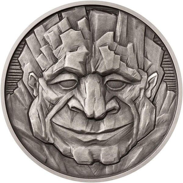 Pièce de monnaie en Argent 2 Dollars g 31.1 (1 oz) Millésime 2025 Mythological Creatures TROLL