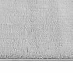 vidaXL Tapis shaggy doux lavable 160x230 cm Antidérapant Gris