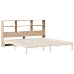 vidaXL Tête de lit avec rangement 180 cm bois massif de pin
